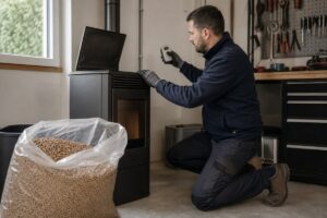 Granulés stockés  le contrôle à faire avant que le poêle cale