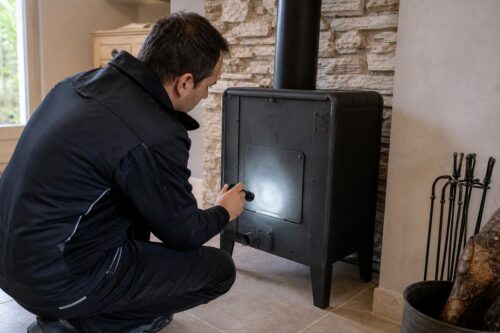 Poêle à bois non certifié : le contrôle à faire avant de rallumer